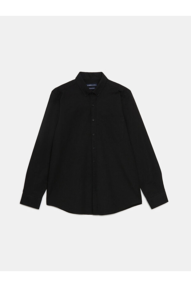 LCWAIKIKI Classic Regular Fit Long Sleeve Oxford Men's Shirt