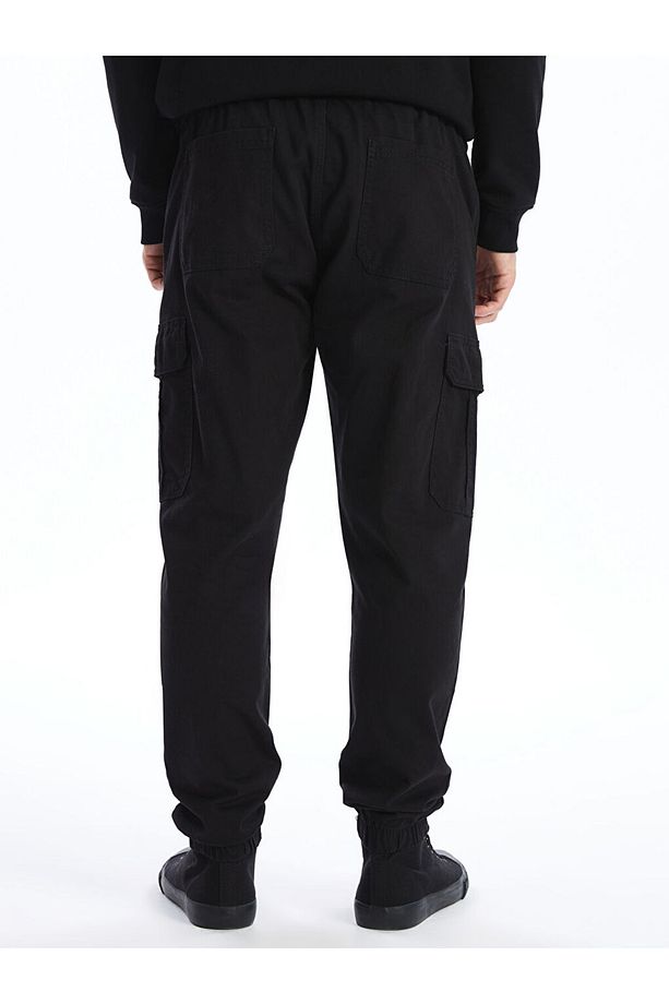 XSIDE Standart Kalıp Gabardin Erkek Jogger Pantolon - 4