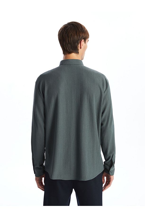 LCW Vision Regular Fit Uzun Kollu Erkek Gömlek - 4