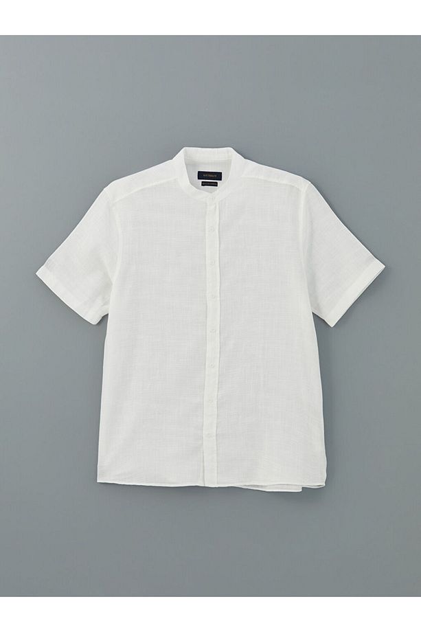 LCW Regular Fit Kısa Kollu Erkek Gömlek - 1