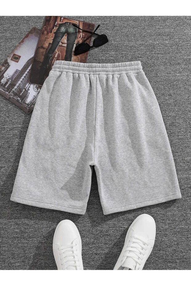 NY BASKILI MEVSİMLİK RAHAT ŞORT TER TUTMAZ - 2