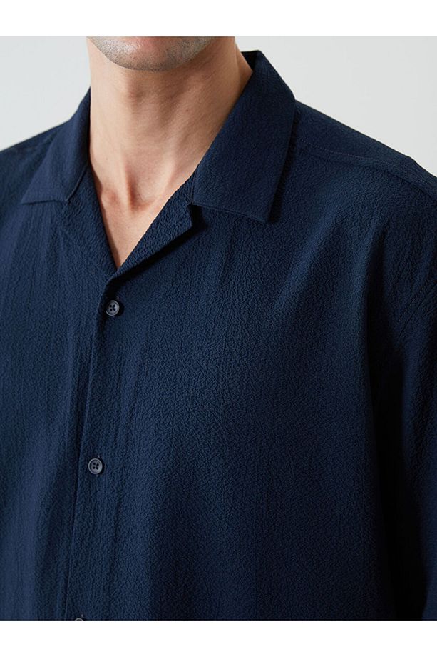LCW Vision Regular Fit Kısa Kollu Erkek Gömlek - 3