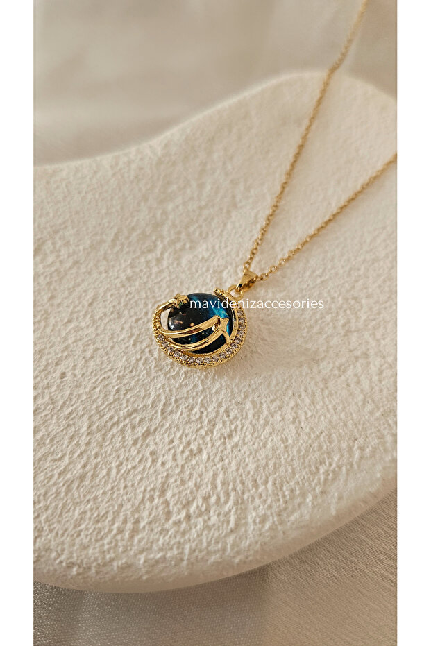 Steel Necklace Sky Necklace Chain Necklace