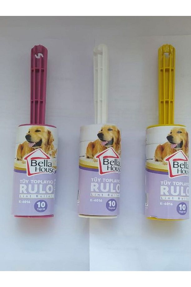 3 Adet 10 Yaprak Tüy Toplama Bant Rulosu Kedi Ve Köpek Tüyü Toplayıcı Rulo Elbise Temizleme - 2