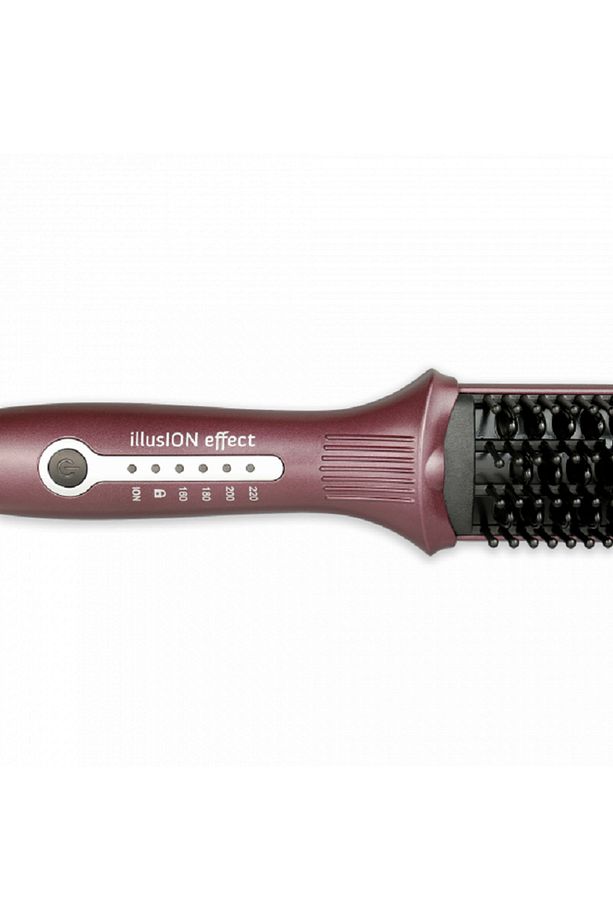 Illusion Effect Elektrikli Saç Düzleştirici Fırça Violet 3612SERI - 2