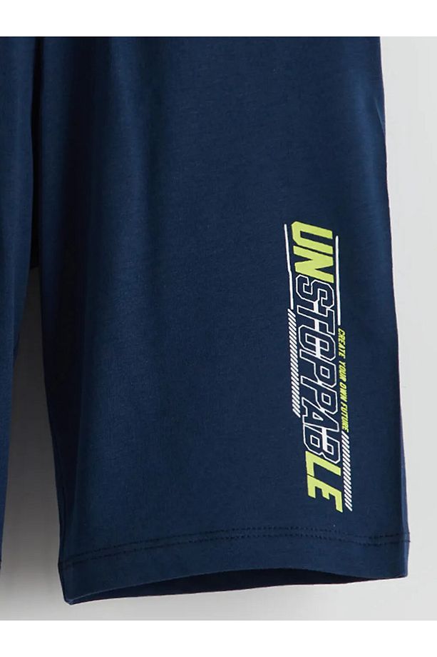 LCW Kids Beli Lastikli Erkek Çocuk Pijama Şort 2'li - 7
