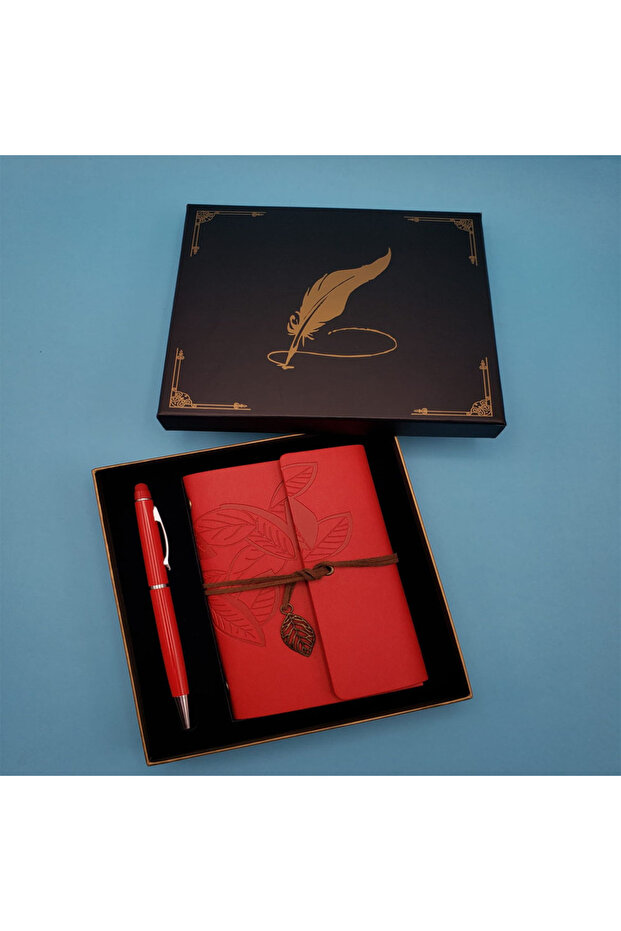 LWLHMRS-IEG ieg ™ قلم دفتر ملاحظات باللون الأحمر - 1