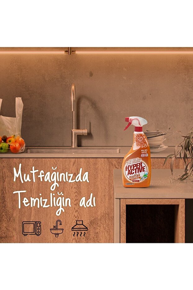 Hyper Active Mutfak Temizleyici Sprey - 4`lü Paket - 2