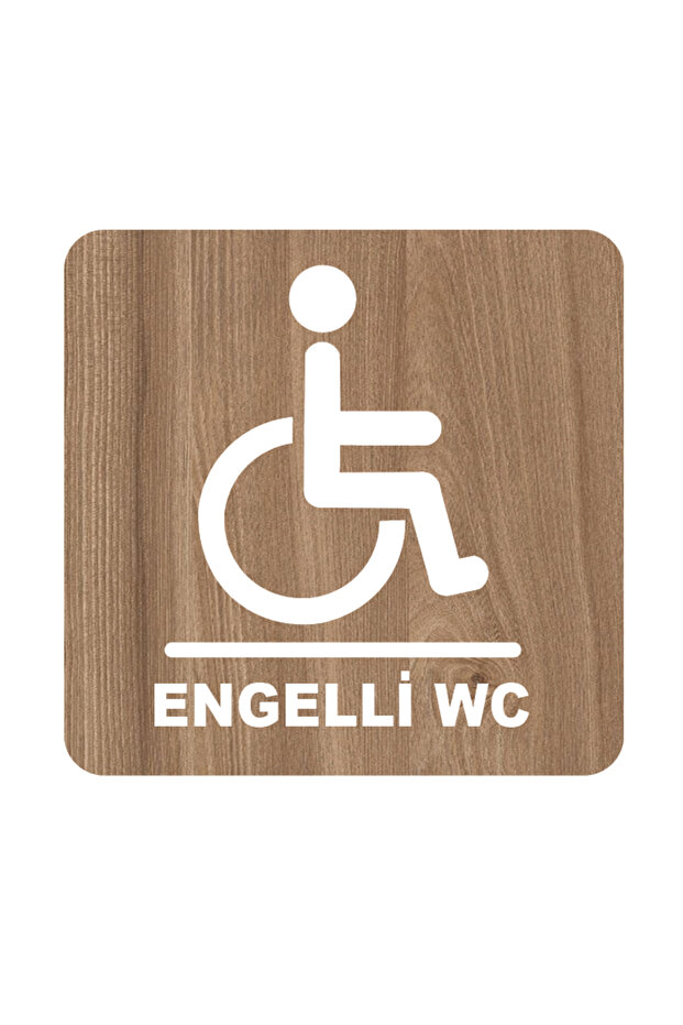 Wc Toilet Sign - Disabled