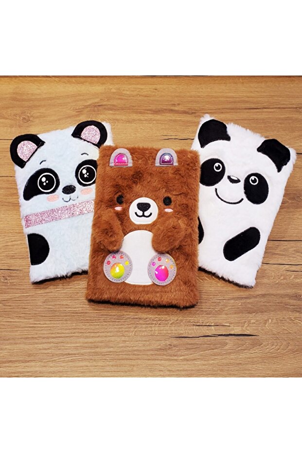 Soft Plush Cover Notebook for Gift and Daily Use with Stylish, Cute and Special Design!