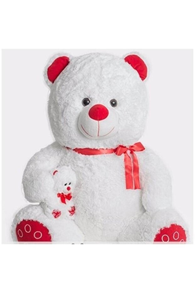 Peluş Yavrulu Dev Ayı ''100 Cm'' - 4