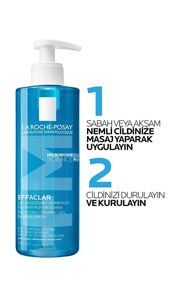 Effaclar Oil-Free Cleansing Gel for Acne-Prone Face 400ml