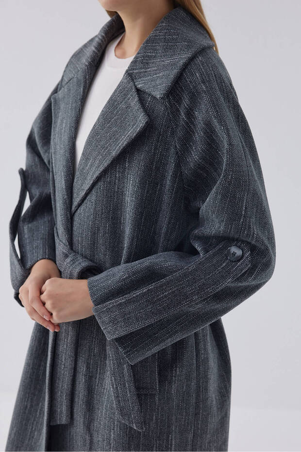 MIHHEL Berry Düğmeli Kaban - 3