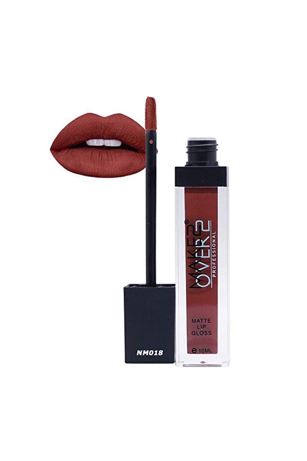 احمر شفاه سائل مطفي من ميك اوفر22 - NM018 - 1