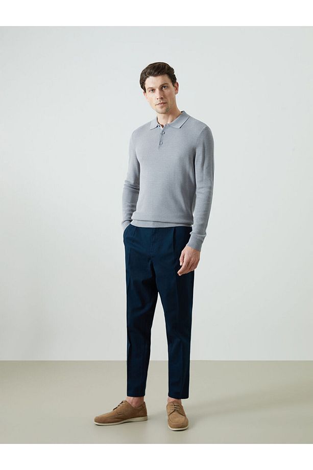 LCWAIKIKI Basic Standart Kalıp Gabardin Erkek Chino Pantolon - 1