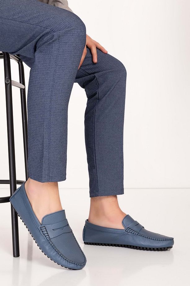 Erkek Hakiki Deri Hafif Taban Loafer Ayakkabı Tx.12503 - 4
