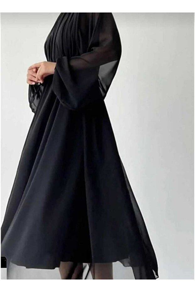 Long Sleeve Waist-Fitted Dress