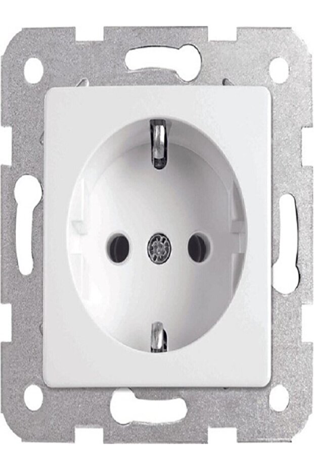 إطار مقبس مؤرض من Karre (أبيض) - 2