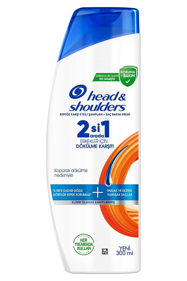 Erkekler İçin Dökülme Karşıtı 2si1 Arada Şampuan 300 ml - 3