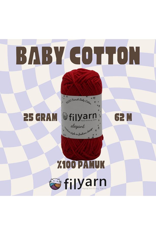 Baby Cotton El Örgü Ipi 25 gram Oeko-tex Sertifikalı Pamuk Ipi Bebek Ipi Yelek Ipi Punch Ipi - 3