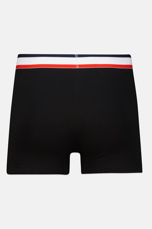 مجموعة من 3 ملابس داخلية سادة للرجال، أسود/أبيض/رمادي - 3