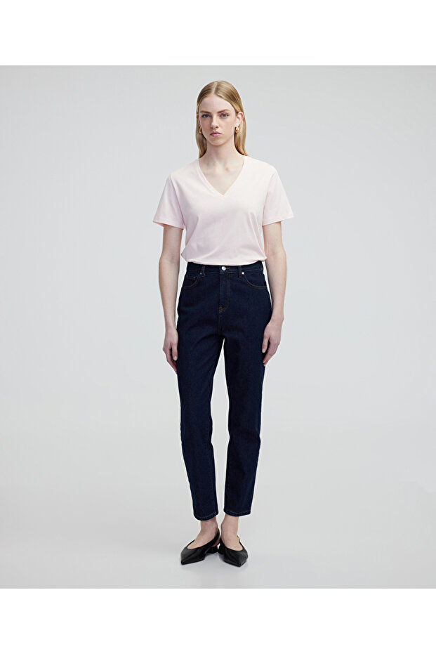 V yaka basic tişört - 5