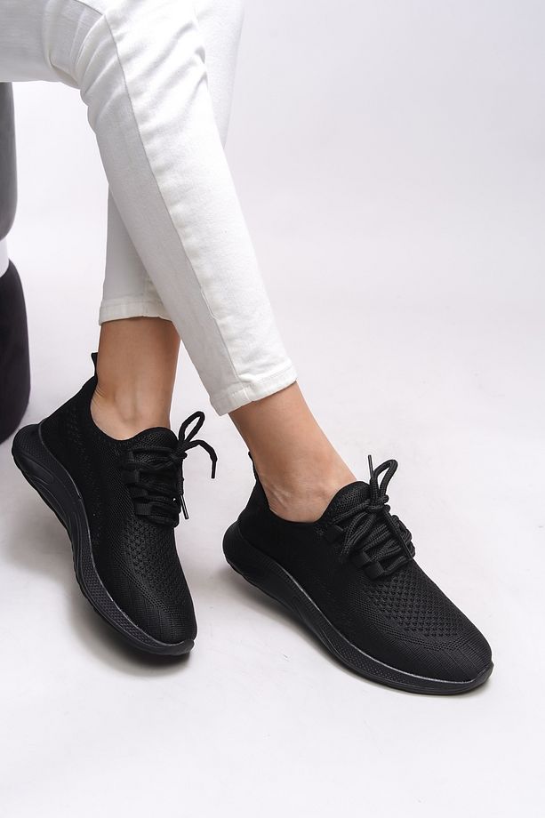 Thiebzar Unisex Sneaker 0012101 Siyah Siyah - 4