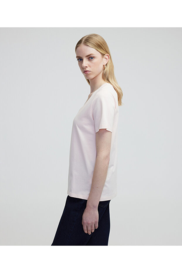 V yaka basic tişört - 2