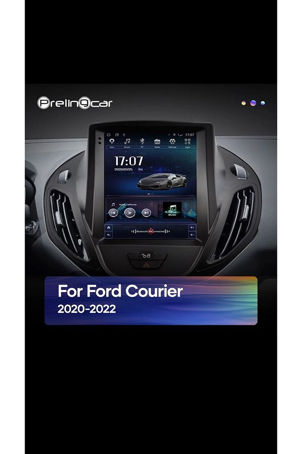Ford Courier Tesla (DELÜX PAKETLERE UYUM SAĞLAR)2020-2022 Android Multimedia 2-32 Android 13 - 1