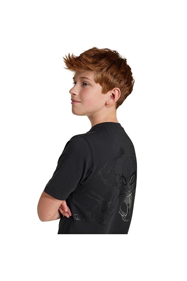 Çocuk Siyah T-shirt J Mrvl Sm Gfx T Jf3638 - 5