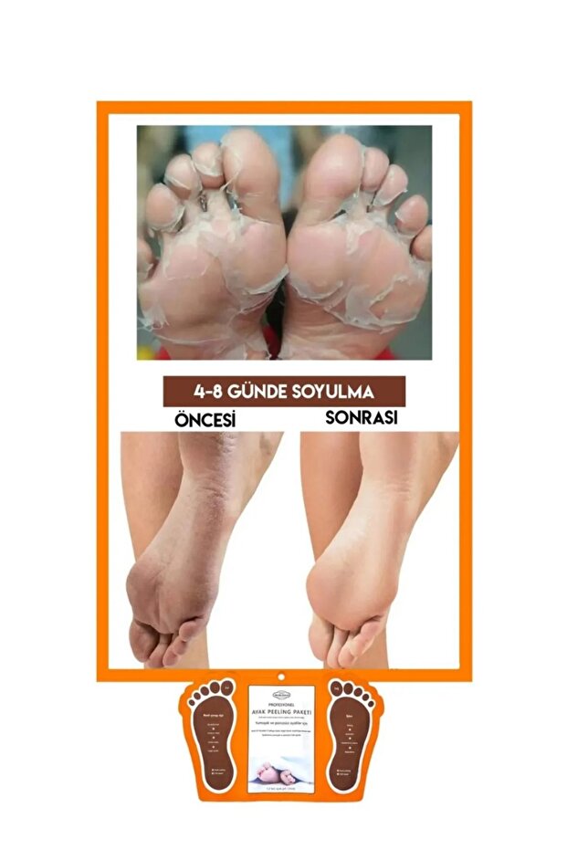 ÇORAP TİPİ AYAK PEELİNG MASKESİ 3LÜ - 2