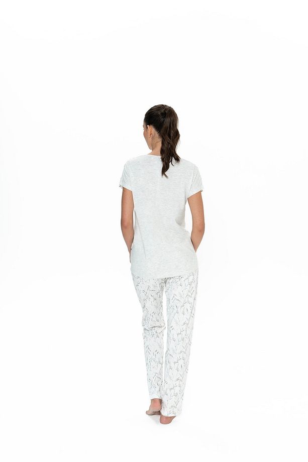 U.S. Polo Assn. Kadın Pijama Takımı/Bej Melanj 1YP.la2fo0nt0ai6n3e.SU - 4