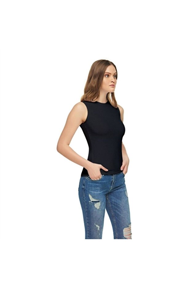 Tutku Elit Underwear Elite Modal Women's Zero Sleeve Undershirt Undershirt 1Pc