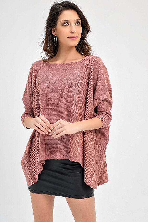 Kadın Triko Panço 20w104 - 3