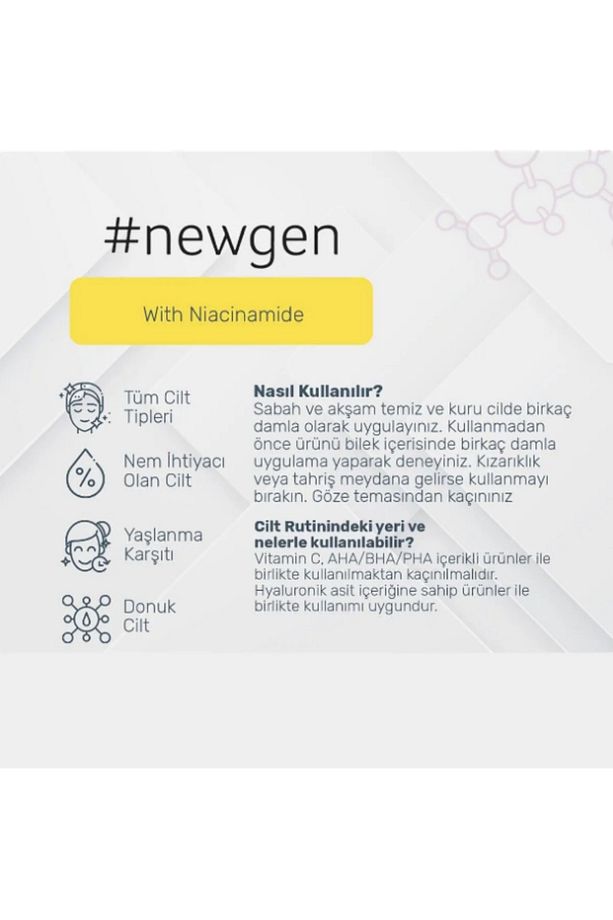 Peptit, Kırışıklık Azaltıcı Ve Antioksidan 30ml - Niacinamide Gözenek Sıkılaştırıcı Serum 30ml Set - 5