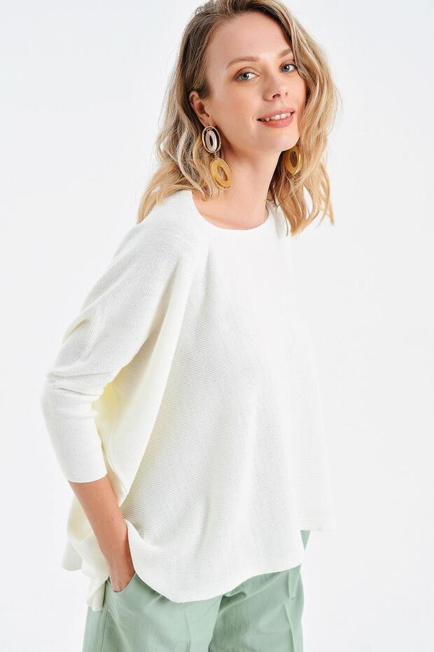 Kadın Triko Panço 20w104 - 5