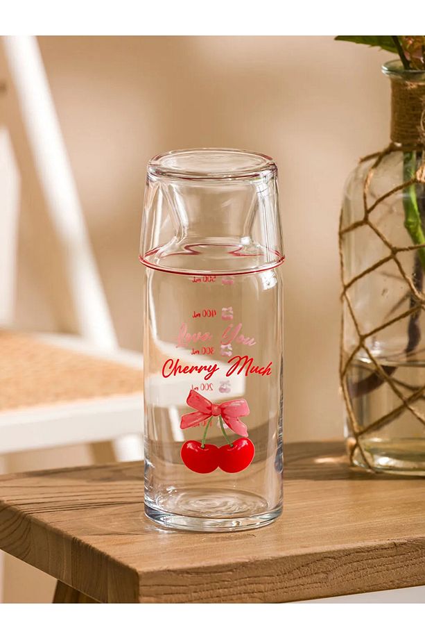 LCW Karışık Baskılı Cam Su Şişesi 700 Ml - 3