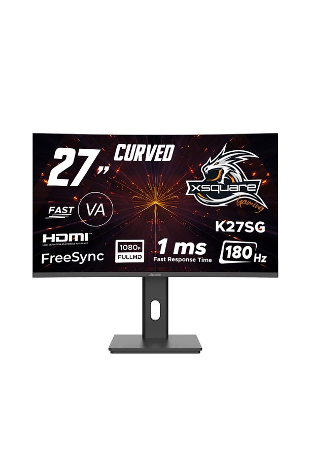 K27sg 27'' 180hz 1ms (HDMI DP) Adaptive Sync Full Hd Curved Fast Va Gaming Pivot Monitör - Dmt007 - 1