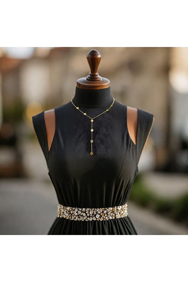 Y Model Yıldız Figür Kolye - 4