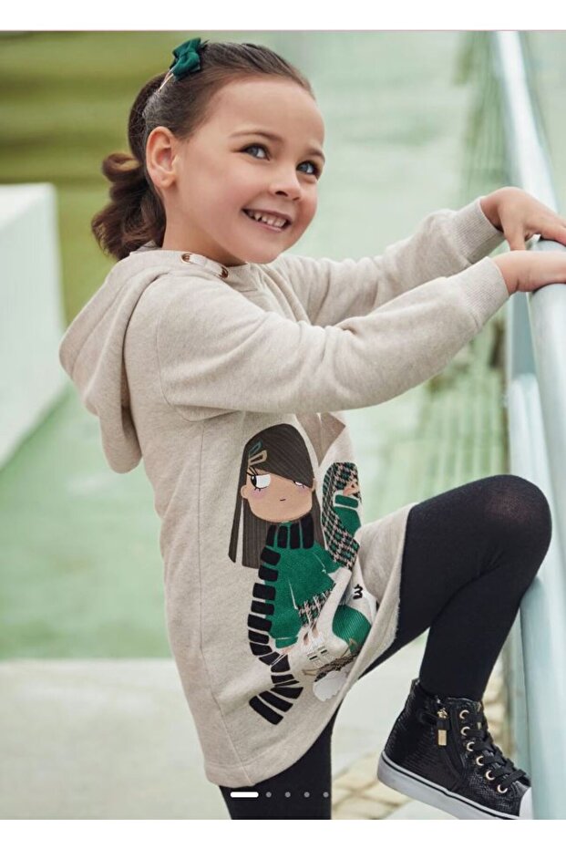 kız çocuk örme elbise 4930 - 1