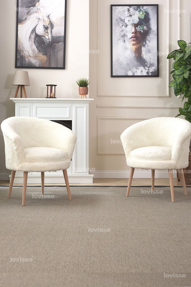 Milano Berjer Set - 2 Adet, Tekli Koltuk, Ofis, Balkon, Bekleme, Çay Seti, Lobi - 3