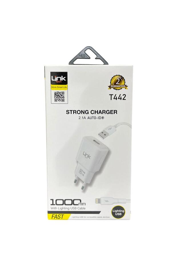 Link Tech T442 10W Lightning Kablolu iPhone Şarj Cihazı - 2