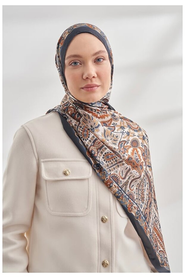 شال حرير فوال بنمط الباشمينا - 2