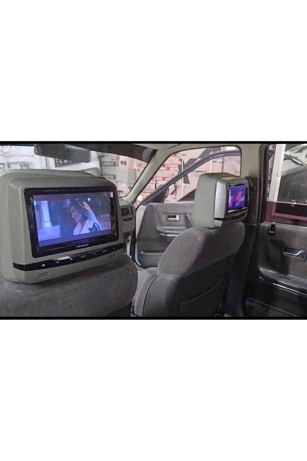 Koltuk Başlığı Monitör 2 Adet Gri  7 Indc Usb/sd/ - 1