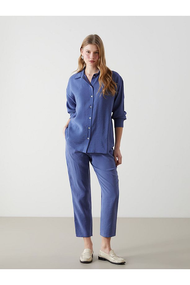 XSIDE Oversize Poplin Kadın Gömlek - 2