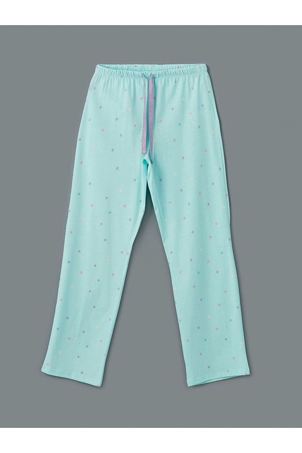 LCW Bisiklet Yaka Baskılı Kadın Pijama Takımı - 7
