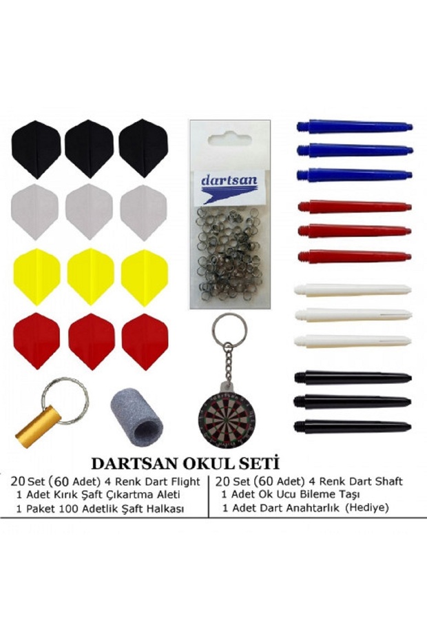 Okul Dart Seti. Çoklu Set - 3