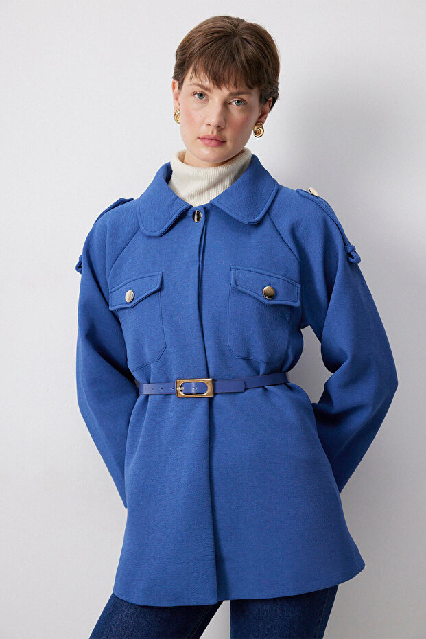 Belt Detailed Jacket