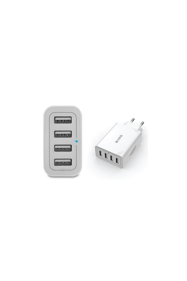 Swapp Sw-c8 Beyaz 5 Volt - 5.6 Amper 4*usb Smart Port 2.4a Ev Şarj Adaptör - 4