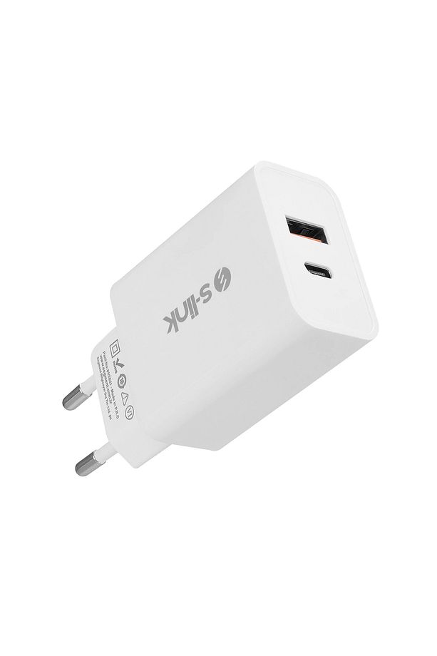 SL-EC60 20W PD3.0/Quick Charge QC3.0 Type USB-C +USB A Hızlı Beyaz Ev Şarj Adaptör - 4